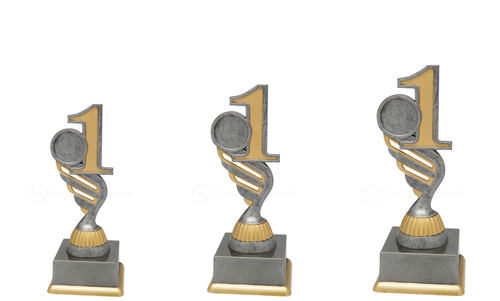 1e Prijs Trofee - SS1722 - Antiek Zilver / Goud