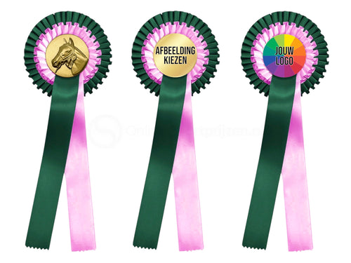 2-Rings Rozet Paardensport - Dierententoonstelling Rozet - R2