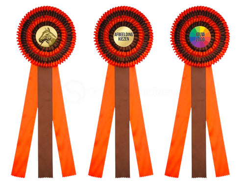 4-Rings Rozet Paardensport - Dierententoonstelling Rozet - R4