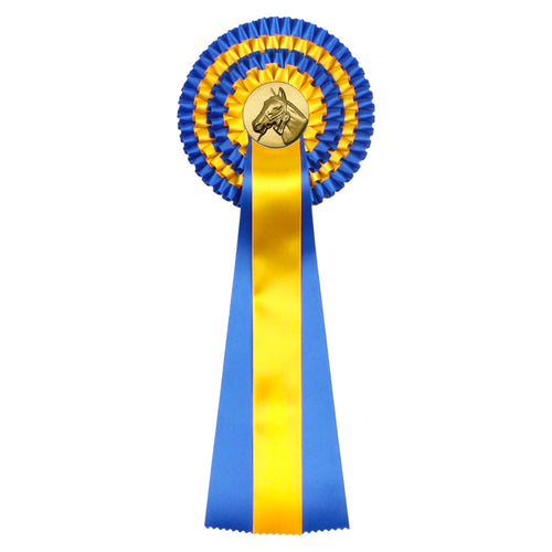 4-Rings Rozet Paardensport - Dierententoonstelling Rozet - R4