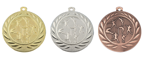 Atletiek Medaille Meerkamp - 50 mm - DI5000.K - Goud, Zilver en Brons