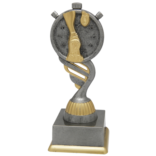 Atletiektrofee - SS1732 - Antiek Zilver / Goud
