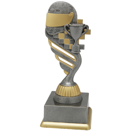 Autosporttrofee - SS1735 - Antiek Zilver / Goud