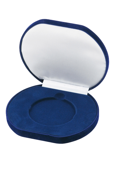 Luxe Medaille Kistje voor 70 mm Medailles - B140 - Blauw
