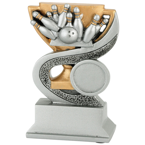 Bowling Prijs - FG914 - Antiek Zilver / Goud