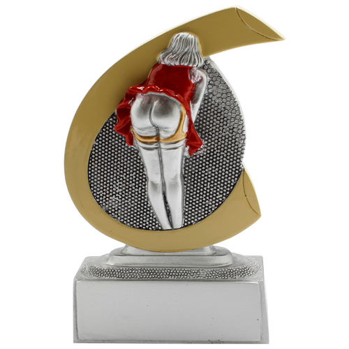 Burlesque Prijs - FG272 - Zilver met Kleuraccent