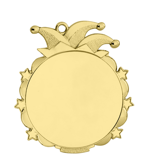 Grote Carnaval Medaille - 70mm - D53 - Goud