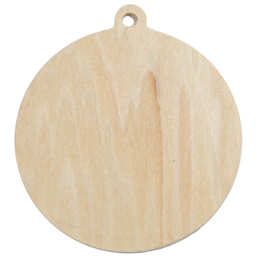 Houten Medaille met Lasergravure of Full Colour UV-print - 70 mm - DH7002