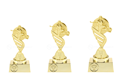Damesvoetbaltrofee - ST.015 - Goud