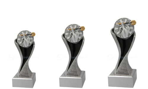 Darts Prijs - FG4121-FG4123 - Zilver met Kleuraccent