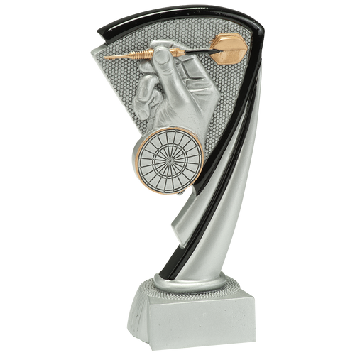 Darts Prijs - RE.057 - Antiek Zilver met Kleuraccent