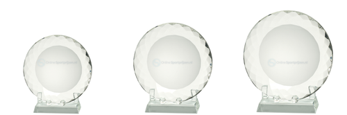 Deluxe Kristal Glazen Award - W641-W643