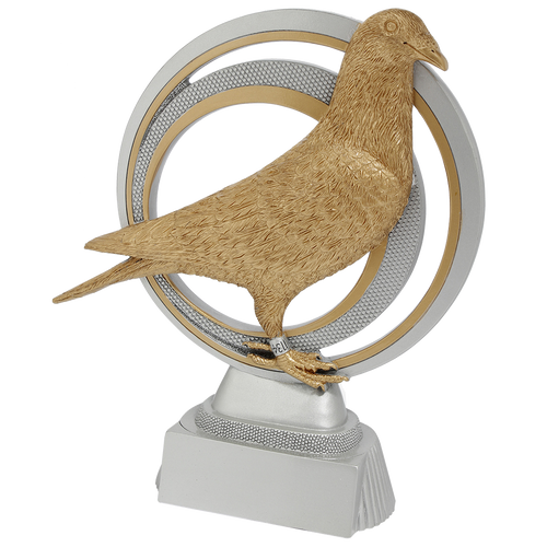 Duivensport Prijs - RE.080 - Antiek Zilver / Goud