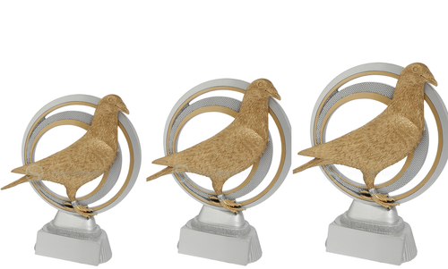 Duivensport Prijs - RE.080 - Antiek Zilver / Goud