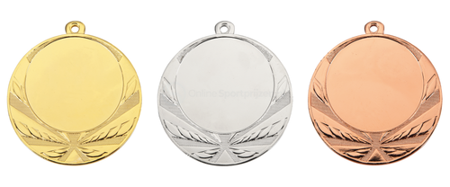 Extra Dikke Medaille Roosendaal - 70 mm - D114 - Goud, Zilver en Brons