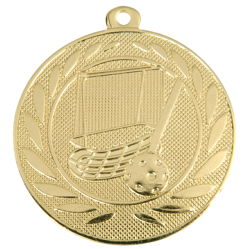 Floorball Medaille - 50 mm - DI5000.W - Goud, Zilver en Brons
