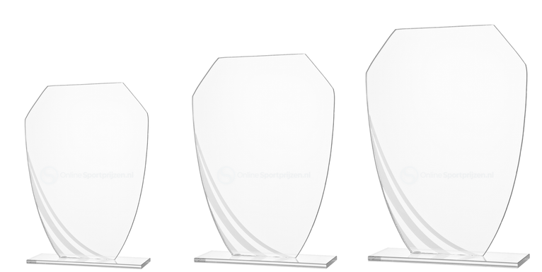 Gekleurd Glas Award - W191-W193 - Wit