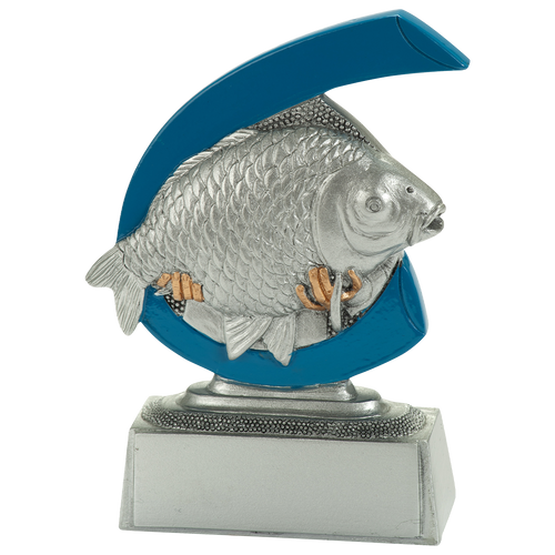 Giethars Hengelsportprijsje - FG276 - Antiek Zilver met Kleuraccent