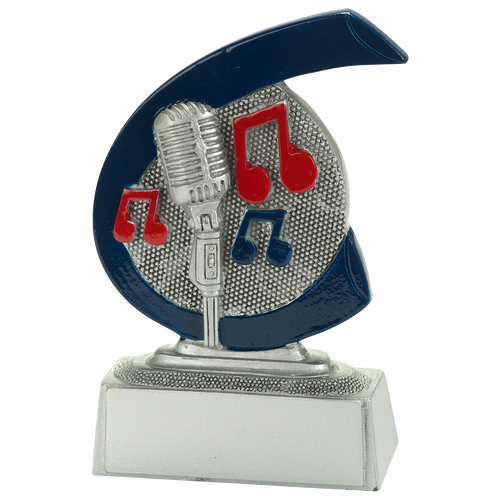 Giethars Muziekprijsje - FG279 - Antiek Zilver met Kleuraccent