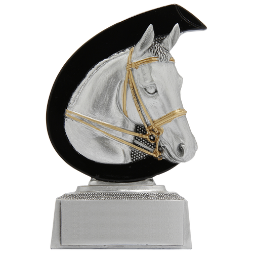 Giethars Paardensportprijsje - FG256 - Antiek Zilver met Kleuraccent