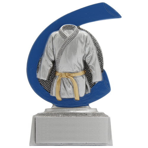 Giethars Vechtsportprijsje - FG259 - Antiek Zilver met Kleuraccent