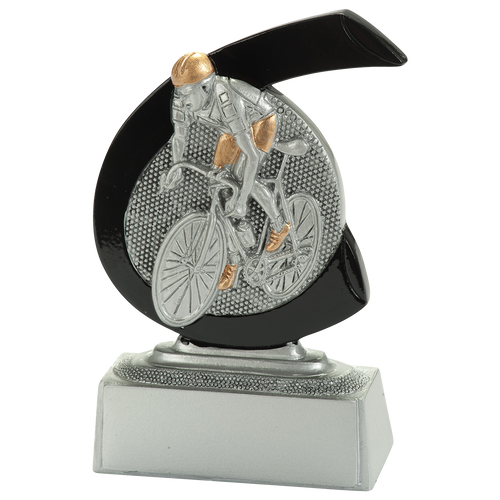 Giethars Wielersportprijsje - FG278 - Antiek Zilver met Kleuraccent