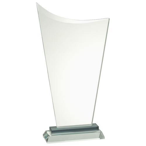 Glazen Award Met Zwart Detail In Geschenkdoos - GL.026
