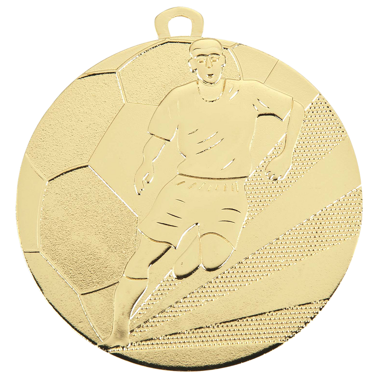 Grote Voetbalmedaille - 70 mm - D118A - Goud, Zilver en Brons