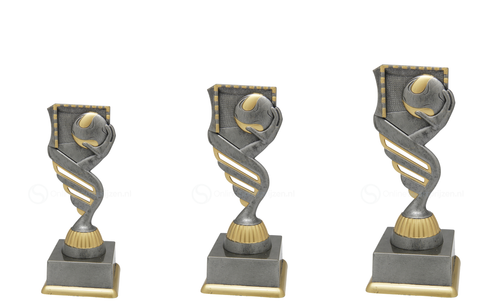 Handbaltrofee - SS1736 - Antiek Zilver / Goud