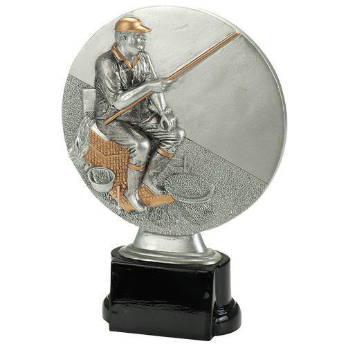 Hengelsport Prijs - RE.094 - Antiek Zilver met Kleuraccent