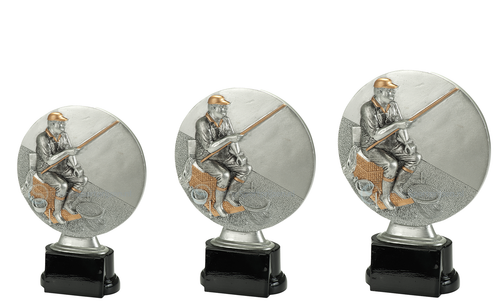Hengelsport Prijs - RE.094 - Antiek Zilver met Kleuraccent