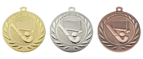 Hockey Medaille - 50 mm - DI5000.L - Goud, Zilver en Brons