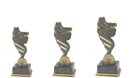 IJshockeytrofee - SS1751 - Antiek Zilver / Goud