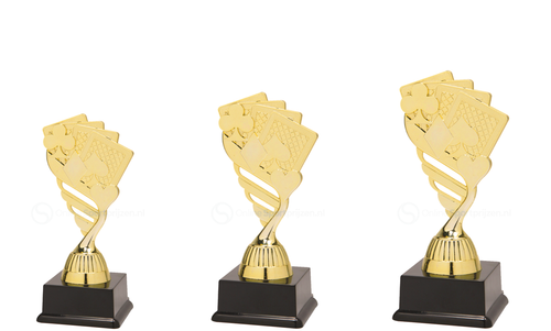 Kaartspeltrofee - SS1806 - Goud