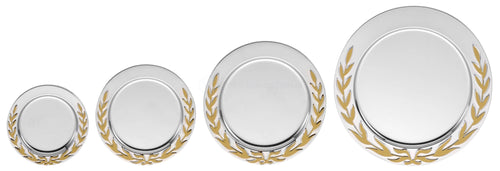 Kampioensschaal met Gouden Krans - 10-20 cm - D311-D314 - Zilver / Goud