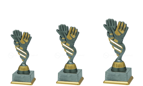 Keepertrofee - SS1819 - Antiek Zilver / Goud