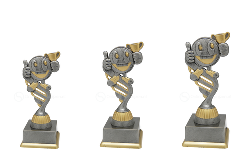 Kindertrofee - SS1727 - Antiek Zilver / Goud