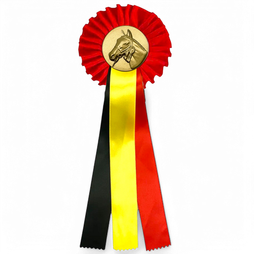 Kleine Belgische Kampioensrozet Paardensport - Dierententoonstelling Rozet - R12BE