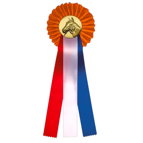 Kleine Nederlandse Kampioensrozet Paardensport - Dierententoonstelling Rozet - R12NL