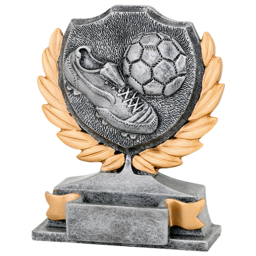 Luxe Voetbal Standaardje - FG155 - Antiek Zilver / Goud