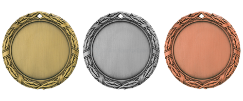 Luxe 'Antique' en Extra Dikke Medaille Den Bosch - 70mm - D8D - Goud, Zilver en Brons