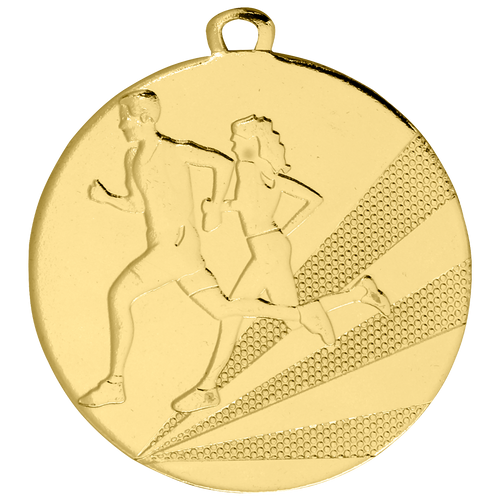 Medaille Atletiek - 50 mm - D112B - Goud, Zilver en Brons