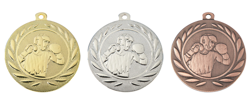 Medaille Boksen - 50 mm - DI5000.P - Goud, Zilver en Brons