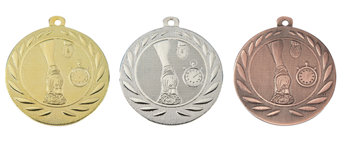 Medaille Hardlopen - 50 mm - DI5000.G - Goud, Zilver en Brons