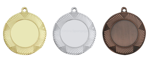 Medaille Mons - 40 mm - BS.MI4002 - Goud, Zilver en Brons