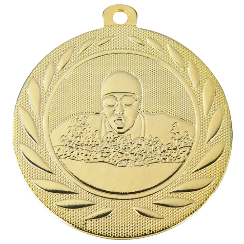 Medaille Zwemmen - 50 mm - DI5000.H - Goud, Zilver en Brons
