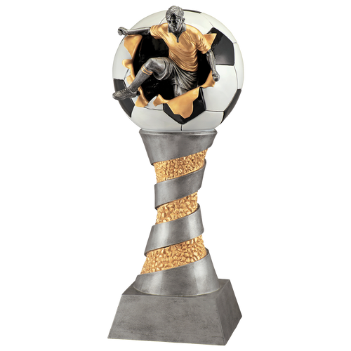 Mega Voetbaltrofee - FG100 - Zilver / Goud