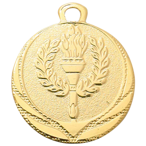 Mini Olympische Vlam Medaille - 32 mm - DI3208 - Goud, Zilver en Brons