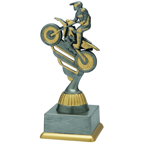 Motorsporttrofee - SS1827 - Antiek Zilver / Goud