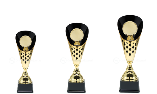 Neutrale Sportbokaal - ST.090 - Goud / Zwart